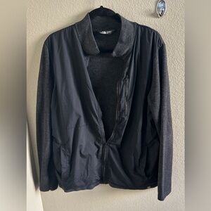 The North Face Men's Black and Dark Gray Jacket size L